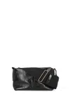 Uma Wang Leather Shoulder Bag In Black