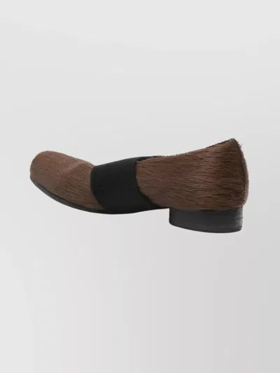 Uma Wang Ballerina Flats Elastic Band In Multi