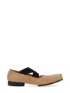 Uma Wang Leather Ballerina In Pink