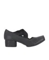 Uma Wang Leather Ballerinas In Black