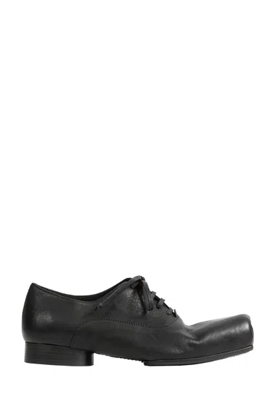 Uma Wang Ballet Derby Shoes In Black