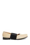 Uma Wang Ballet Flats With Elastic Band In Neutral