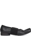 Uma Wang Ballet Flats With Elastic Band In Black