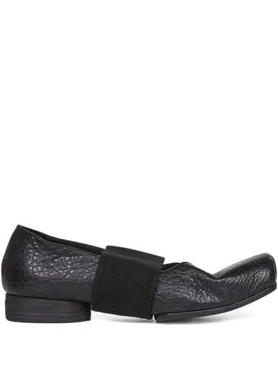 Uma Wang Ballet Flats With Elastic Band In Black