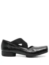 Uma Wang Patent Ballet Flats In Black
