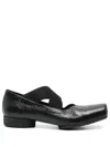 Uma Wang Patent Ballet Flats In Black