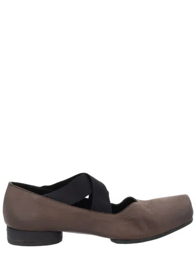 Uma Wang Ballet-inspired Ballerina Flats With 2 Cm Heel In Brown