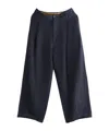Uma Wang Belt Loop Casual Pants In Black