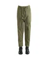 Uma Wang Belt Loop Casual Pants In Green
