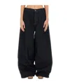Uma Wang Belt Loops Casual Pants In Black