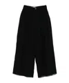Uma Wang Belt Loops Slacks In Black