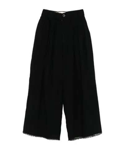 Uma Wang Belt Loops Slacks In Black