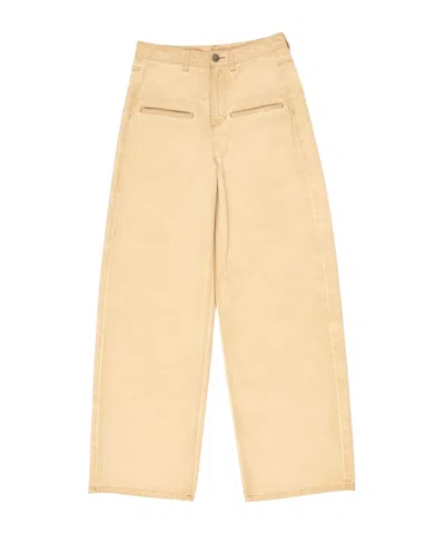 Uma Wang Belt Loops Slacks In Nude
