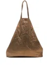 Uma Wang Big Shopping Tote Bag In Gold
