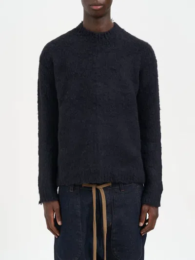 Uma Wang Bimat Crew Neck Sweater In Animal Print