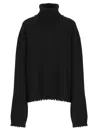 Uma Wang High-neck Sweater In Black