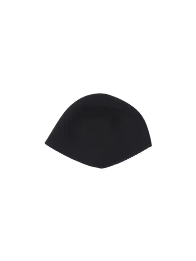 UMA WANG BLACK BUCKET HAT WITH SOFT BRIM