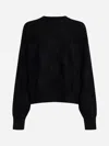 Uma Wang Black Textured Knit Top