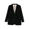 Uma Wang Long Sleeve Jacket In Black