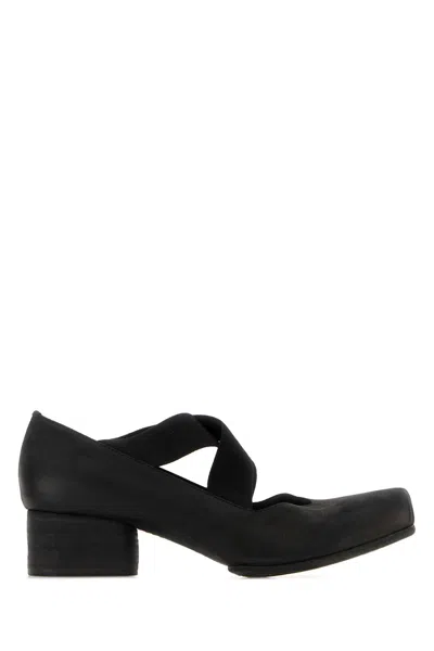 Uma Wang Black Leather Pumps