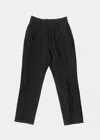 Uma Wang Slim-fit Linen Trousers In Black