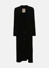 Uma Wang Single-breasted Coat In Black