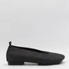 Uma Wang Leather Ballet Flats With An Asymmetric Toe.