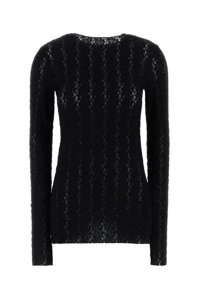 Uma Wang Black Stretch Nylon Teresa Top