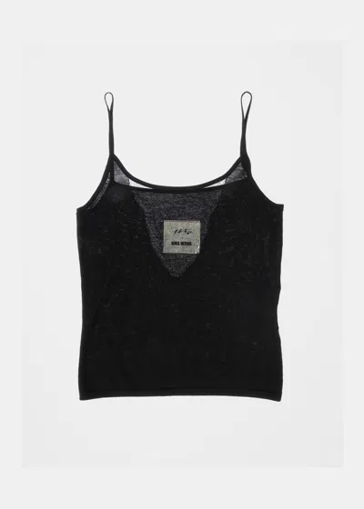 Uma Wang Black Tank Tops