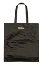 Uma Wang Black Tote Bag With Sturdy Handles In Brown