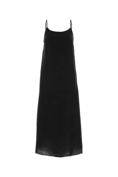 Uma Wang Black Viscose Blend Anaya Dress