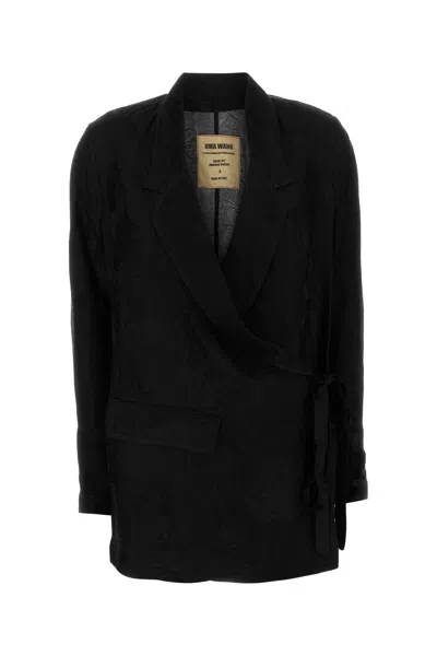 Uma Wang Black Viscose Blend Khloe Blazer