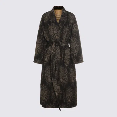 UMA WANG BLACK WOOL COAT