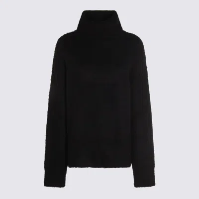 UMA WANG BLACK WOOL KNITWEAR