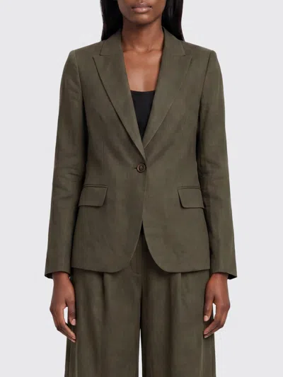 Uma Wang Blazer Woman Color Grey In Green