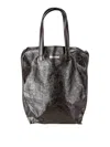 Uma Wang Medium Case Canvas In Dark Brown
