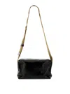 Uma Wang Rectangular Shoulder Bag Adjustable Strap In Black