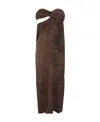 Uma Wang Bra Dress In Brown