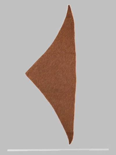 Uma Wang Alpaca-wool Blend Scarf In Brown
