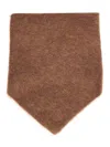 Uma Wang Brown Alpaca-blend Triangular Scarf In Brown