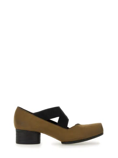 Uma Wang Brown Carbon Fiber Ballerina Shoes