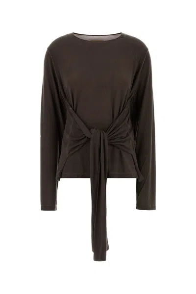 Uma Wang Brown Stretch Modal Tibi T-shirt