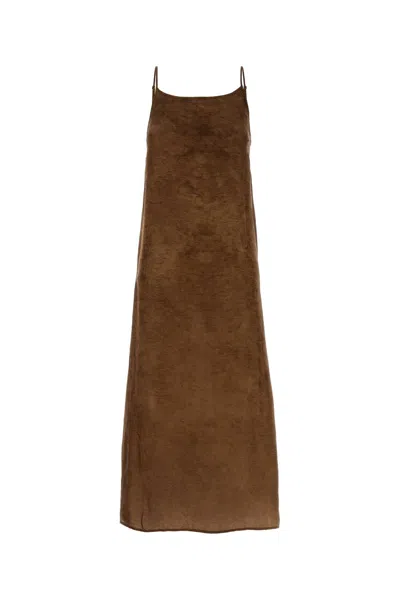 Uma Wang Brown Viscose Blend Anaya Dress