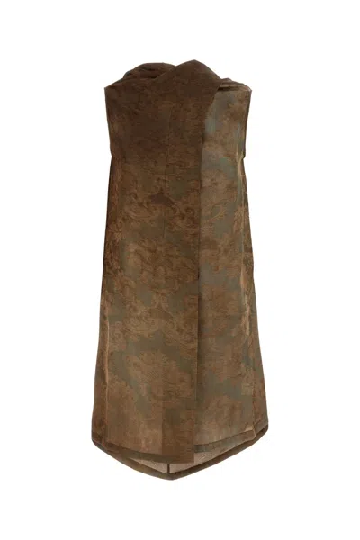Uma Wang Brown Viscose Blend Tum Top