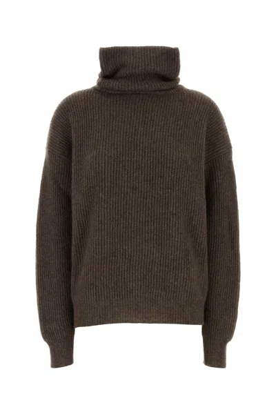Uma Wang Brown Wool Raccoon Sweater