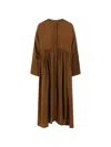 Uma Wang Button Front Coat In Brown