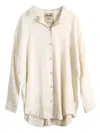 Uma Wang Button-up Oversized Shirt In Neutral