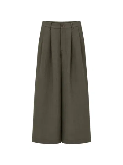 Uma Wang Button-fastening Trousers In Red