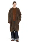 Uma Wang Caleb Cappotto In Brown