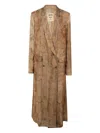 Uma Wang Camelot Long Casual Coat